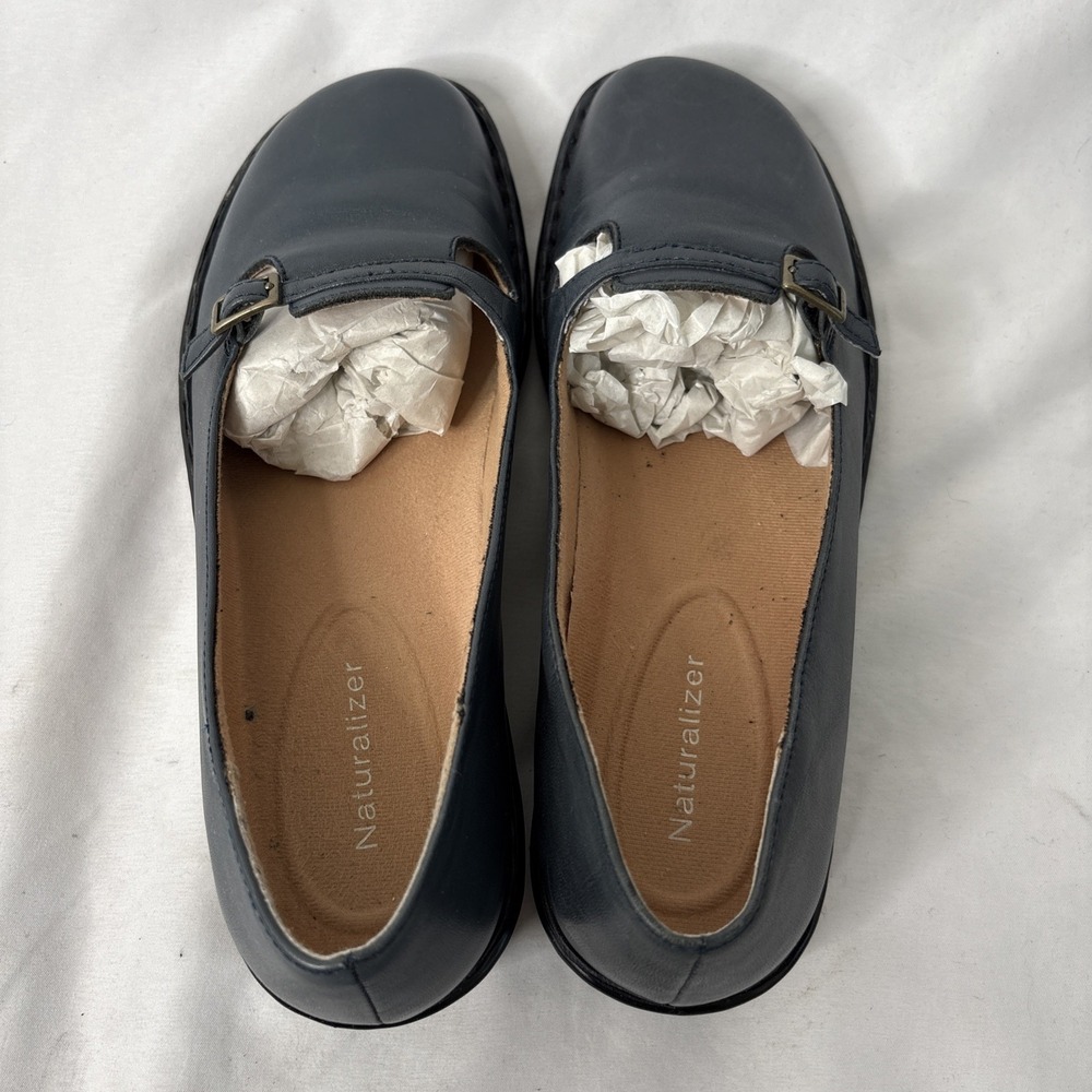 Naturalizer Celeste Women's 8 Blue Leather‎ 186NA38 Comfort Shoes - Picture 7 of 11